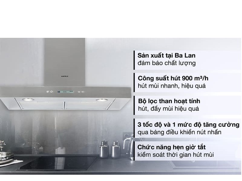 Máy hút mùi Hafele HH-WI70C  hellocook