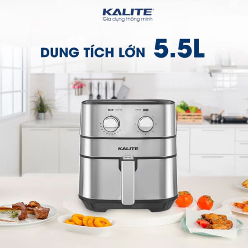 Chức năng Nồi chiên không dầu Kalite Q5 hellocook