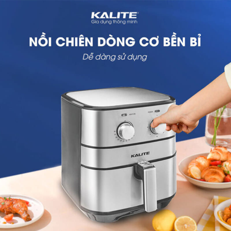 Chức năng Nồi chiên không dầu Kalite Q5 hellocook