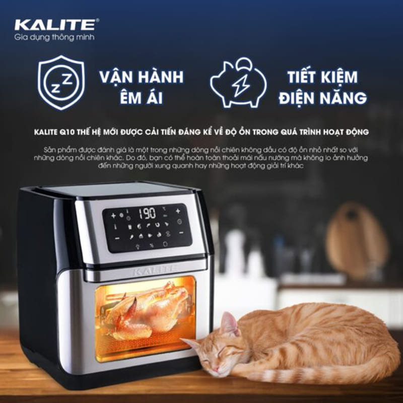 Chức năng Nồi chiên không dầu Kalite Q10  hellocook