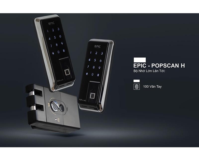 Chức năng  Khoá điện tử Epic POPSCAN H hellocook