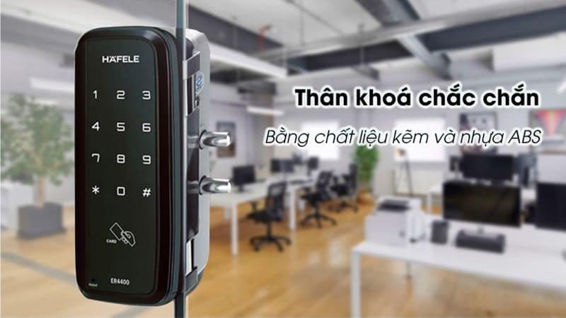 ưu điểm Chức năng Khoá điện tử Hafele cho cửa kính ER4400-TC-hellocook