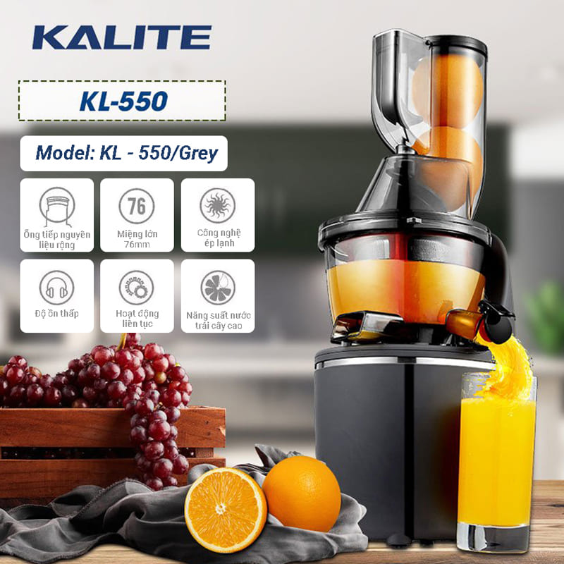 Máy ép chậm Kalite KL550 hellocook