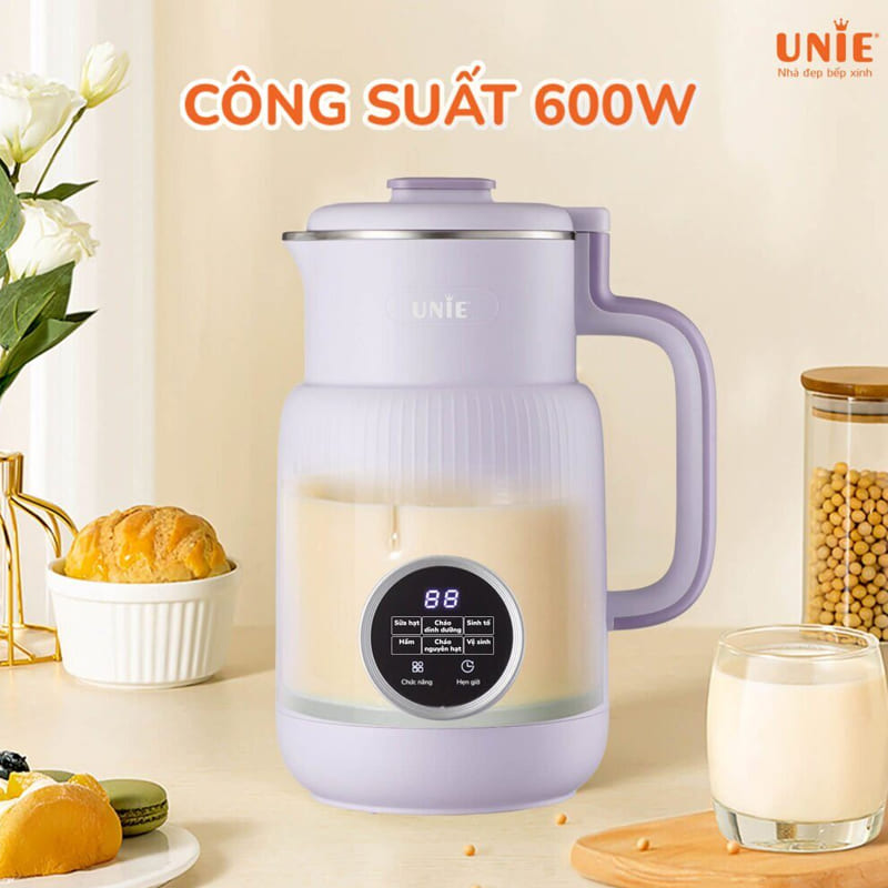 ĐẶC ĐIỂM Máy làm sữa hạt UNIE UMB08 HELLOCOOK