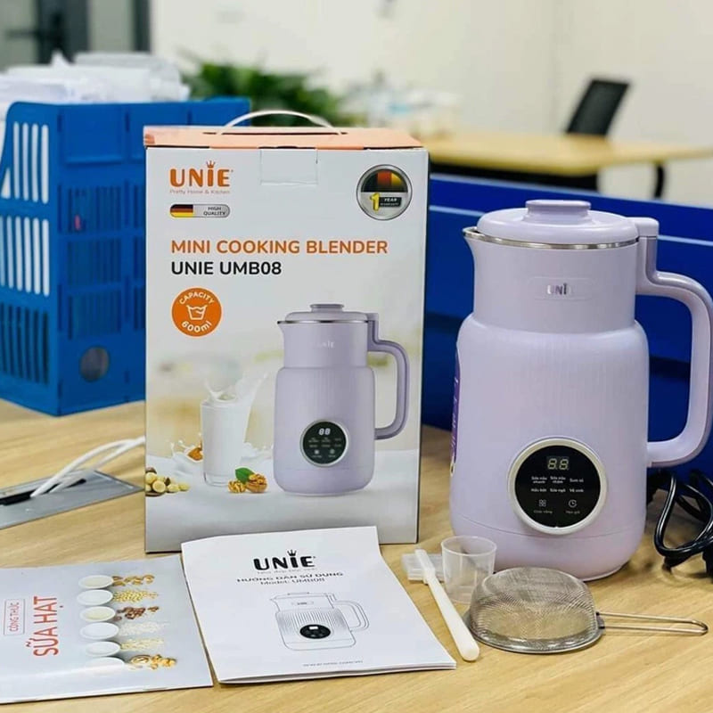 tính năng Máy làm sữa hạt UNIE UMB08 HELLOCOOK