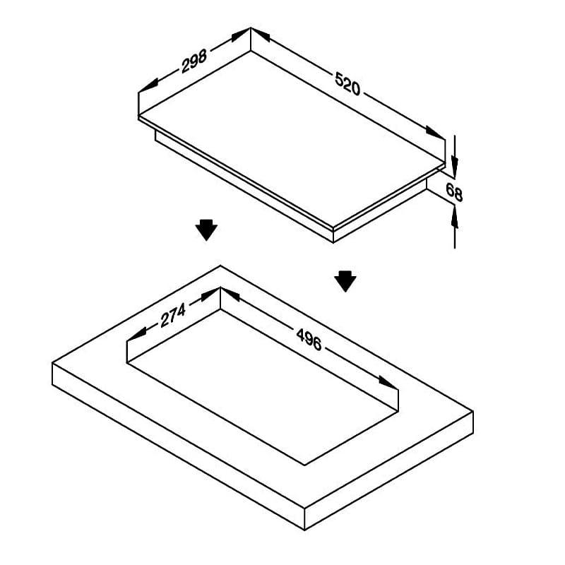 thông số kỹ thuật Bếp từ Domino Malloca MDI 302 hellocook