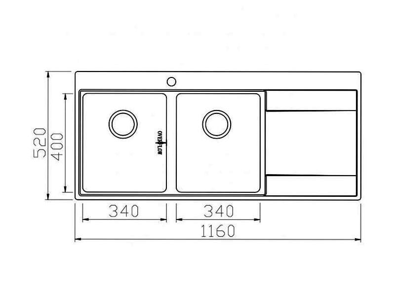 Kích thước Konox UNICO 11652 hellocook