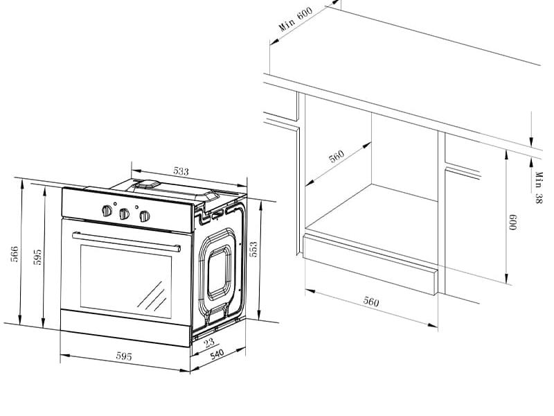 Lò nướng âm tủ Spelier SPB - 6524 EU hellocook