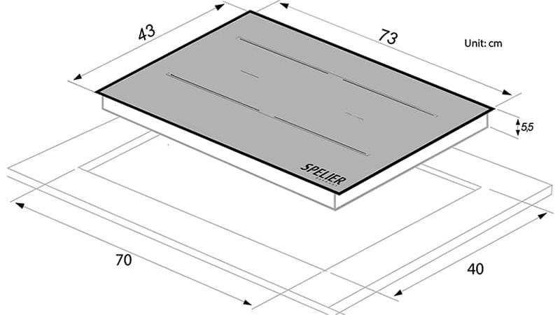 kích thước Bếp Spelier SPM 958LT hellocook