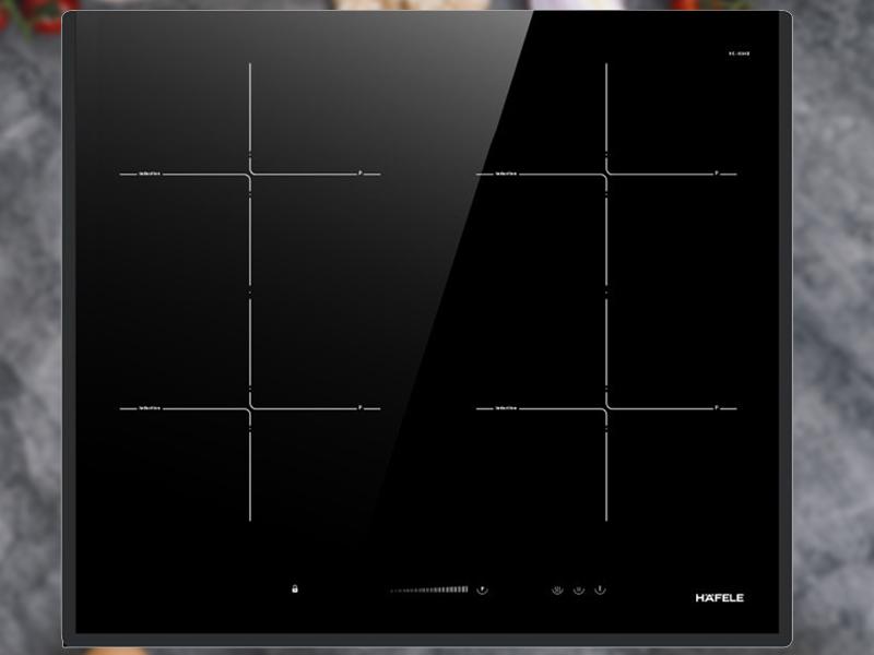 Thiết kế bên ngoài bếp từ 4 vùng nấu Hafele HC-I604D
