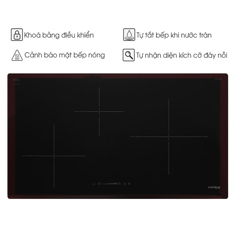 Bếp từ 3 vùng nấu Hafele HC-I773D hellocook